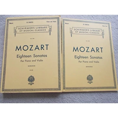 Abbildung von Mozart Eighteen Sonatas for Piano and Violin (Schirmer&#039;s Library of Musical Classics): Schirmer Classics Volume 836