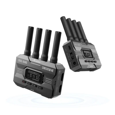 Abbildung von Accsoon CineView HE Drahtlos Video &amp; Bildübertragungssystem Eingang und HDMI/UVC Ausgang Dual Transfer 2, 4 GHz / 5 bis zu 350 m, iOS Android für Tik Tok YouTube Live Streaming (1xR 1xT)