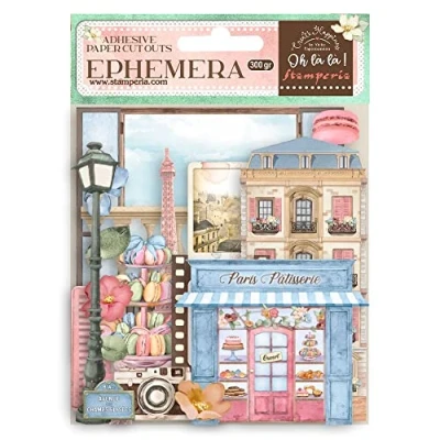 Abbildung von Stamperia International Scrapbooking Double face sheet Create Happiness Oh lá patisserie