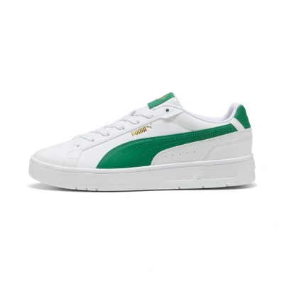 Abbildung von Puma Court Classico Sneakers Unisex Schuhe White/Archive Green/Gold Größe: 37