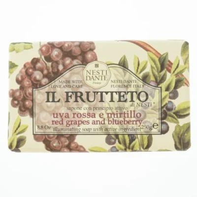 Abbildung von Nesti Dante Il Frutteto Red Grapes &amp; Blueberry (Handseife aus natürlichen Inhaltsstoffen, langehaltender Duft, Seife) 664106