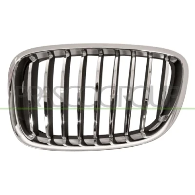 Abbildung von BLIC 6502 07 00679911P Kühlergrill vorne links chrom, schwarz BMW: 5 GT