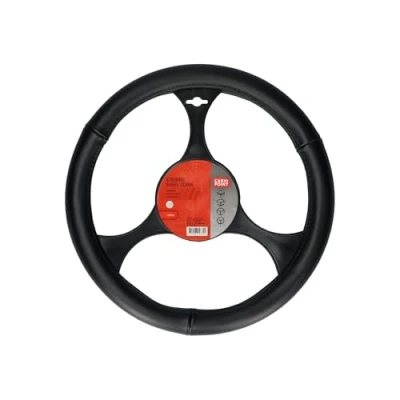Abbildung von CARPOINT 2510047 Lenkradhülle schwarz Leder