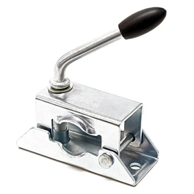 Abbildung von Wiltec Klemmhalter für Anhänger Stützrad bis ø35 mm, Klemmschelle mit Klappknebel, Bügelklemme, Klemmbügel