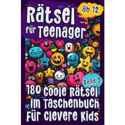 Abbildung von Rätsel für Teenager ab 12: Labyrinthe, Kryptogramme, Kreuzworträtsel, Logikrätsel, Quizfragen, Wortsuche &amp; Mehr im Kompakten Format Jugendliche