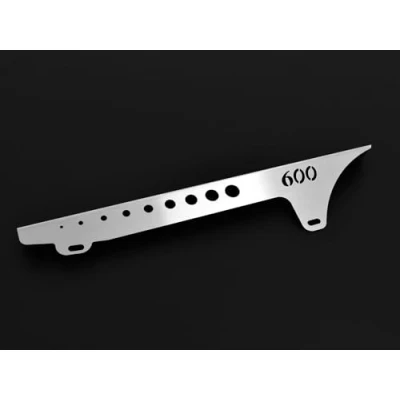 Abbildung von kompatibel mit: Yamaha XJ 600 N/S Diversion BJ 1990 03 Kettenschutz Kettenabschirmung Logo silber IBEX