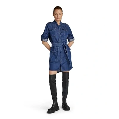 Abbildung von G Star Field Jeanskleid, Damen, Größe: XS, Rinsed