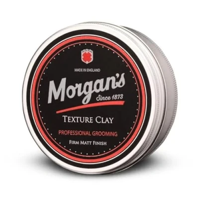Abbildung von Morgan&#039;s Pomade Texturierende Tonerde, Starker Halt, Mattes Finish Haar Styling Tonerde für Männer, Ideal dickes Haar, texturierte und unordentliche Styles 75ml