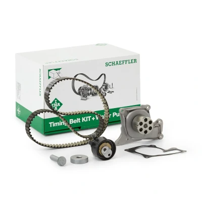 Abbildung von INA 530 0843 30 Wasserpumpe + Zahnriemensatz DACIA: SANDERO 2, Lodgy, LOGAN MCV RENAULT: Kangoo II / Grand Kangoo, Express, Kadjar