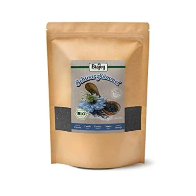 Abbildung von Biojoy BIO Schwarzkümmel ganz (1 kg), Schwarzkümmelsamen getrocknet (Nigella sativa)