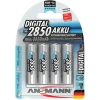 Abbildung von ANSMANN AG Akku Mignon AA, 4 Stück, 2650 mAh 1,2V Ni MH,hohe Kapazität 2850 (1.2 V)