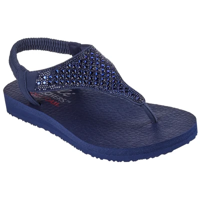 Abbildung von Skechers Damen Cali Meditation Rockstar, Marineblauer Mitobuck Strassbesatz, 41 EU