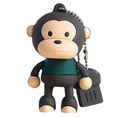 Abbildung von Ulticool AFFE 8 GB USB Stick Monkey Memory Data Storage Pen Drive Speicherstick Braun Grün Beige