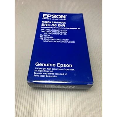 Abbildung von Epson ERC 38 Farbband für TM300, rot/schwarz