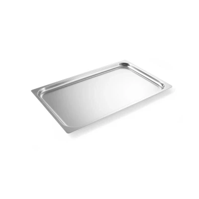 Abbildung von HENDI Servierplatte GN 1/1 Edelstahl 530 x 325 13 mm poliert, Serviertablett