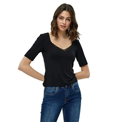 Abbildung von Desires ,Women&#039;s ,Giselle Lace Tee, 9000 BLACK ,XL
