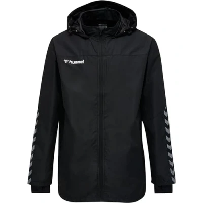 Abbildung von Hummel Hmlauthentic Allweather Übergangsjacke, Herren, Größe: Small, Black/white