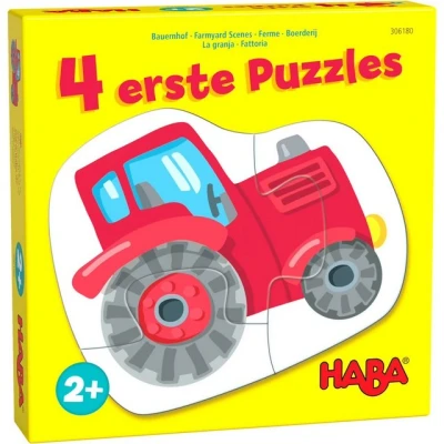 Abbildung von Haba Puzzle 4 erste Puzzles Bauernhof, Puzzleteile