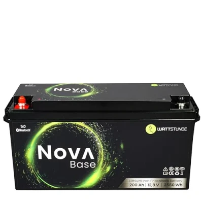 Abbildung von WATTSTUNDE NOVA Base 200Ah Lithium Batterie LiFePO4 (Base, 200 Ah)