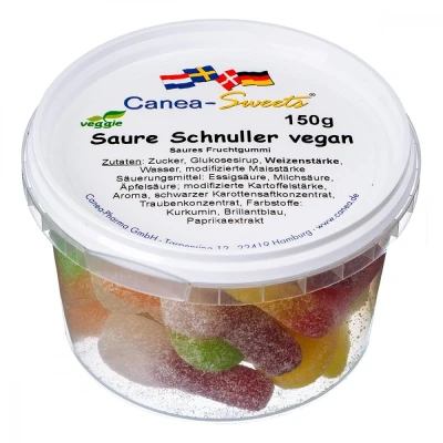 Abbildung von Saure Schnuller vegan Canea sweets