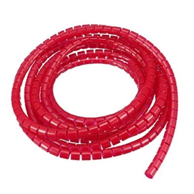 Abbildung von N/A Flexibles Spiralkabel, Kabelmanagement, 7 mm x 8 mm, für Computer, Kabel, 3 m, Rot