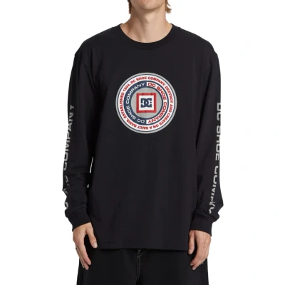 Abbildung von DC Shoes Throwback Langarmshirt, Herren, Größe: Medium, Kvj black