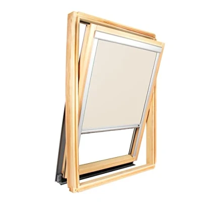 Abbildung von Avosdim, Verdunkelungsrollo für ähnliche und kompatible Vélux Dachfenster, 306, Beige