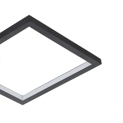 Abbildung von Eglo 900422 Deckenleuchte GAFARES Kunststoff weiss, schwarz LED 15W 3000 6500K L:33cm B:33cm H:5cm dimmbar
