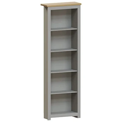 Abbildung von Vida Designs Büro Bücherregale, MDF, Spanplatte und Melaminfurnier, Grau, Standard
