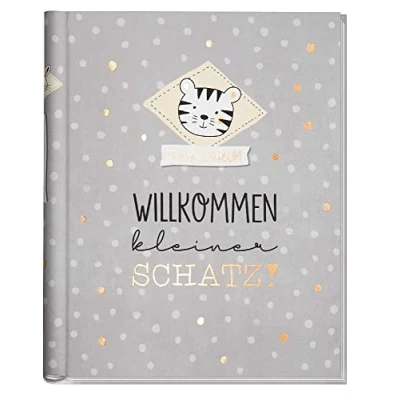 Abbildung von Häfft Poesiealbum Babyalbum Willkommen kleiner Schatz [Dotty Tiger] EM