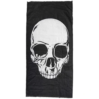 Abbildung von M Wave Hals / Kopftuch, Schwarz/Weiß, One size
