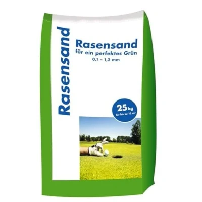 Abbildung von Hamann Rasensand 25 kg mit unserem wird verdichteter Boden wieder aufgelockert.