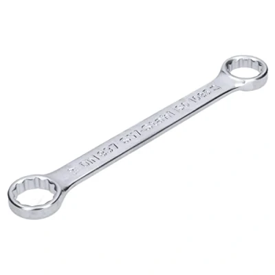 Abbildung von SW Stahl 01311L Doppelringschlüssel 17 x 19 mm flach I gerade Ausführung 12 kant Ringschraubenschlüssel Doppel Schraubenschlüssel Ringschlüssel