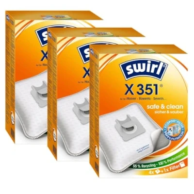 Abbildung von 3 X Swirl 351 MP Plus AirSpace Staubsaugerbeutel Staubbeutel Microvlies
