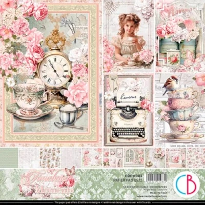 Abbildung von Ciao Bella Timeless Moments 12x12 Inch Paper Pad (12pcs) (CBPM083)