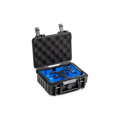 Abbildung von B&amp;W International Transportkoffer Outdoor für DJI Osmo Pocket 3 Kreativ Combo Type 500 Schwarz wasserdicht nach IP67 Zertifizierung, staubsicher, bruchsicher und unverwüstlich