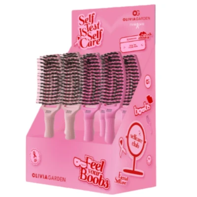 Abbildung von Olivia Garden Fingerbrush Combo Medium Set Think Pink