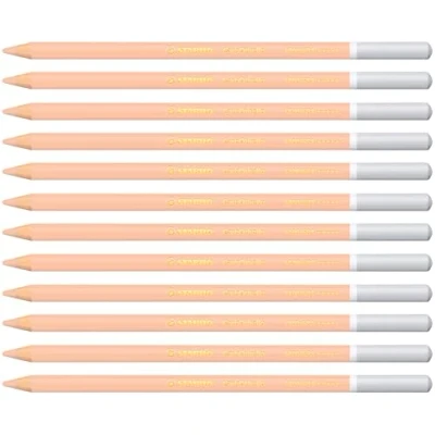 Abbildung von Pastellkreidestift STABILO CarbOthello 12er Pack apricot