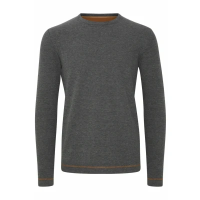 Abbildung von Indicode Jeans Idambrosius Langarmshirt, Herren, Größe: XL, Charcoal mix