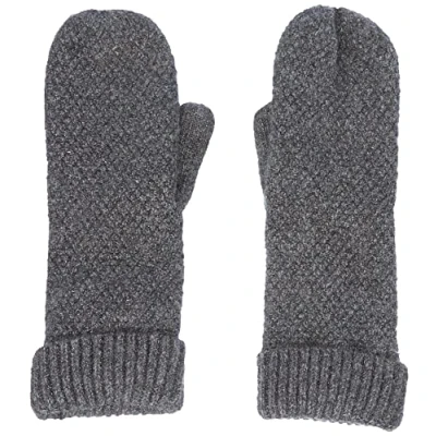 Abbildung von ONLY Damen Onlanelise Life Knit Lurex Cc Mittens, Medium Grey Melange/Detail:lurex, Einheitsgröße EU, 1 Paar