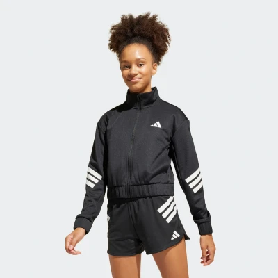 Abbildung von adidas Mädchen All Sports NXT Full Zip Hoodie Hooded Sweatshirt, Black/White,