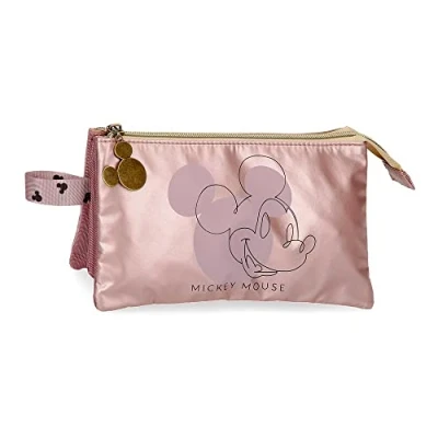 Abbildung von Disney Mickey Outline Triple Pink Tasche 22 x 12 5 cm Polyester