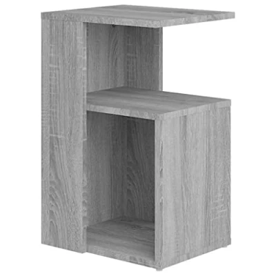 Abbildung von vidaXL Beistelltisch Couchtisch Wohnzimmertisch Kaffeetisch Sofatisch Teetisch Tisch Wohnzimmer Grau Sonoma 36x30x56cm Holzwerkstoff
