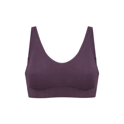 Abbildung von Schiesser SOFT MIT Removable PADS Classic Seamless Bustier, Damen, Größe: Small, Pflaume