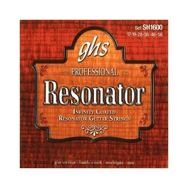 Abbildung von GHS Professional Resonator String Set, Infinity Bronze, Coated, .017 .056