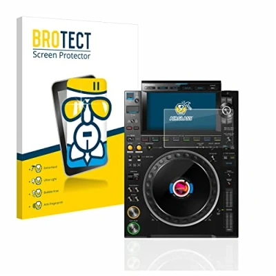 Abbildung von BROTECT Schutzglas für Pioneer CDJ 3000 Schutzfolie Panzer Folie Glas [Extrem Kratzfest 9H, Anti Fingerprint, Ultra Transparent]