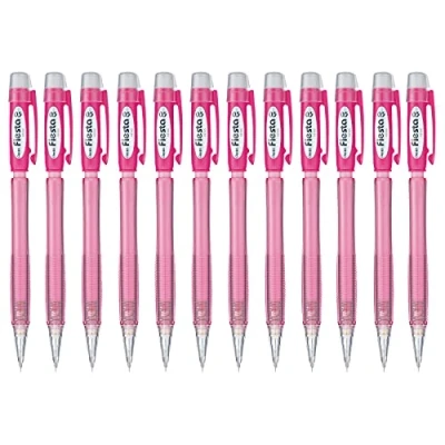Abbildung von Pentel Fiesta AX105 Druckbleistift, 0.5 mm, Härtegrad HB, rot (12 Stück)