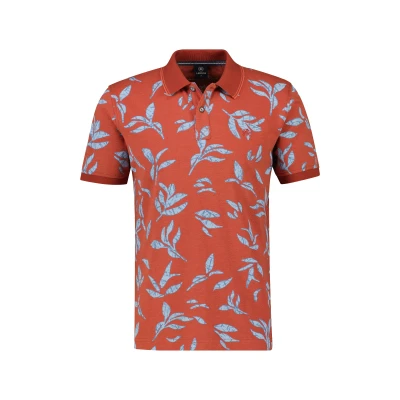Abbildung von LERROS Poloshirt &quot;LERROS mit floralem Druck und abgesetzen Details&quot;