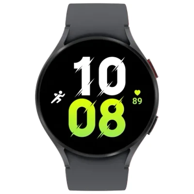 Abbildung von Samsung Galaxy Watch 5 4G 44Mm Grau (Graues Silikon Armband)