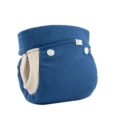 Abbildung von Popolini Easyfree Wool Mittelblau Außenwindel, Innenwindel, Einlage und Bauchband (L ( 9 15kg))